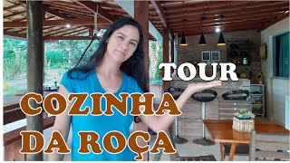 TOUR pela cozinha da roça Área Gourmet [upl. by Euqitsym]