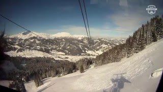 Fahrt mit der Kanzelwandbahn im Skigebiet OberstdorfKleinwalsertal [upl. by Bernita]