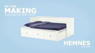 IKEA HEMNES Daybed Assembly Instructions [upl. by Elleinad]