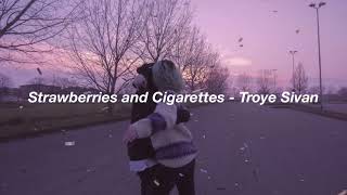 strawberries and cigarettes  troye sivan  slowed down [upl. by Jezabelle]