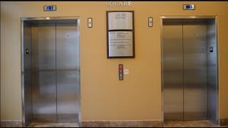 RARE 2004 ThyssenKrupp ISIS MRL elevators  1626 Ringling Boulevard Sarasota Florida [upl. by Siobhan]