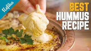 THE BEST HUMMUS Recipe You Will Ever Try 💯 Perfect Consistency amp Silky Smooth  SO EASY TO MAKE [upl. by Porett255]