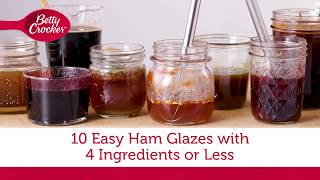 10 Ridiculously Easy Ham Glaze Recipes  Betty Crocker Recipes [upl. by Eintihw]