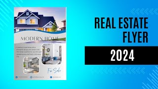 desing Real Estate Flyer 2024 [upl. by Landahl]