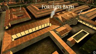 Animation of ancient Roman Fort in Caerleon Wales [upl. by Anirav]