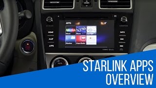 How to use Subaru Starlink Apps [upl. by Aday]