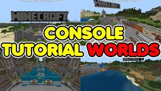 Minecraft Bedrock ALL CONSOLE Tutorial Worlds DOWNLOAD [upl. by Antoni]