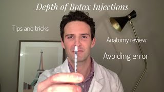 Injectors Anatomy botox depth around the face [upl. by Norvin773]