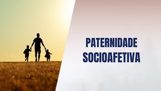 Paternidade socioafetiva [upl. by Esidnac]