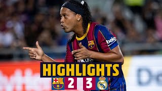 HIGHLIGHTS  Barça Legends 23 Real Madrid Leyendas [upl. by Ahtela]