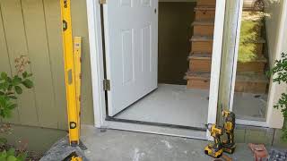 Jeld Wen Front Door Installation  Really crappy products and craftsmanship PART 1 [upl. by Etienne]