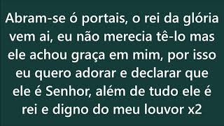 Canção e louvor  Salmos 24 Playback com letra [upl. by Koy]