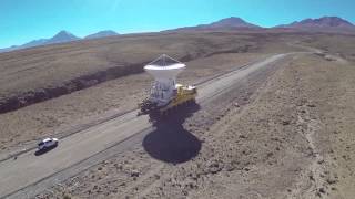 Video News Release 42 The final ALMA antenna arrives at Chajnantor [upl. by Eglantine]