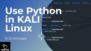 How to use Python in KALI Linux 20211  Scripting  in 5 mins [upl. by Lewls]