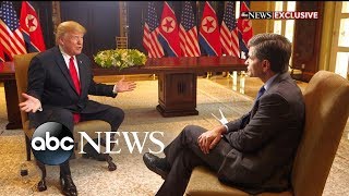 Donald Trump oneonone with George Stephanopoulos [upl. by Amikay544]