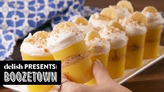 4 Boozy Pudding Shot Recipes That Double As Dessert  Boozetown  Delish [upl. by Ttoile]