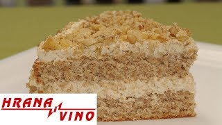 Starinska torta sa orasima  Hrana i Vino SR [upl. by Lled254]