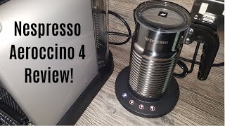 Nespresso Aeroccino 4 Milk Frother Review  Worth upgrading from the Aeroccino 3 [upl. by Ziom]