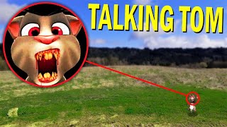 Drone Catches CREEPY TALKING TOM IN REAL LIFE TALKING TOM CAME AFTER US [upl. by Immot]