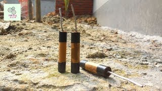 How to Make A Fire Cracker At Home with Matches  DIY Fire Crackers with Match stick  rolling bob [upl. by Dust]