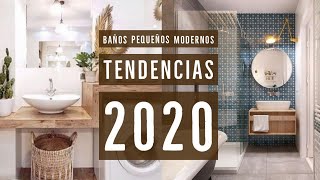 BAÑOS modernos PEQUEÑOS 🚿  Tendencias 20202024 [upl. by Draper302]