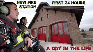 First 24 Hours in a New Fire Station  A Day in the Life [upl. by Nauwaj993]