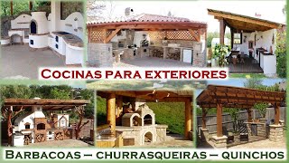 Cocinas exteriores ✔👍✔ Barbacoas  Quinchos [upl. by Ellak]