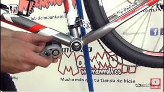 Cómo desmontar y montar un pedalier de bicicleta [upl. by Mosa]