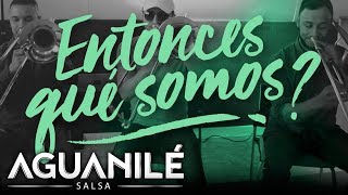 Entonces Qué Somos Aguanilé Salsa  Video Lyric [upl. by Mandel]