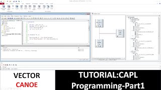 Vector CANoe CAPL Programming Part 1 [upl. by Eindys]