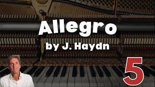 Allegro from Sonata Hob XVIG by F J Haydn ABRSM Grade 5 Piano 2025 amp 2026  A9 [upl. by Carrew]