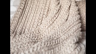 Braided Throw Tutorial Liza Throw [upl. by Bouldon14]