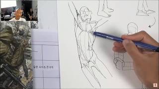 Anatomy amp Perspective Art Lesson From Kim Jung Gi [upl. by Amairam109]