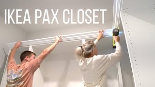 IKEA PAX Closet  Home With Stefani [upl. by Allemaj]