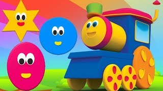 Aventure Bob train avec des formes  Vidéo éducative  Bob Train Adventure With Shapes  Kids Video [upl. by Dagney832]