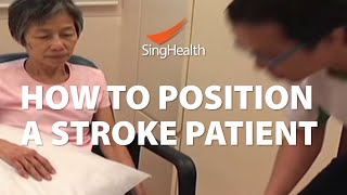 How To Position A Stroke Patient [upl. by Aralc]