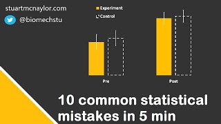 Ten Statistical Mistakes in 5 Min [upl. by Hock]