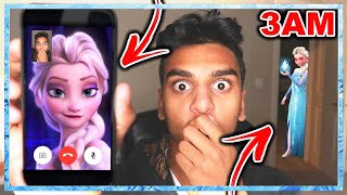 DO NOT FACETIME ELSA FROM FROZEN 2 AT 3AM OMG SHE ACTUALLY ANSWERED ELSA CAME TO MY HOUSE [upl. by Cloutman]