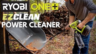 RYOBI 18V ONE 320 PSI EZClean Power Cleaner Applications [upl. by Rialcnis]