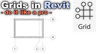 Grids in Revit  Beginner to PRO Tutorial [upl. by Blakeley]