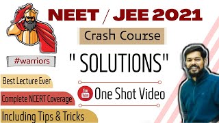 crash course neet।jeemain।2020। Solutions। tricks [upl. by Soulier86]