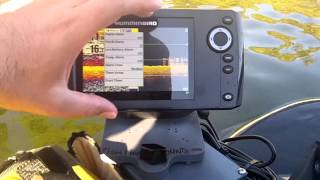 Humminbird Helix 5 review on the water from Fish Finder Mounts [upl. by Inavoig]