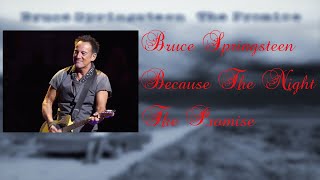 Bruce Springsteen  Because The Night Lyrics [upl. by Innig285]