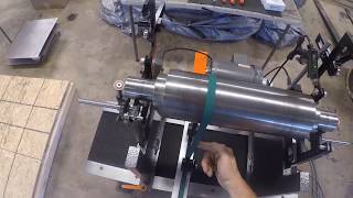 Dynamic balancing machine  Rotor setup and abc dimensions [upl. by Viva117]